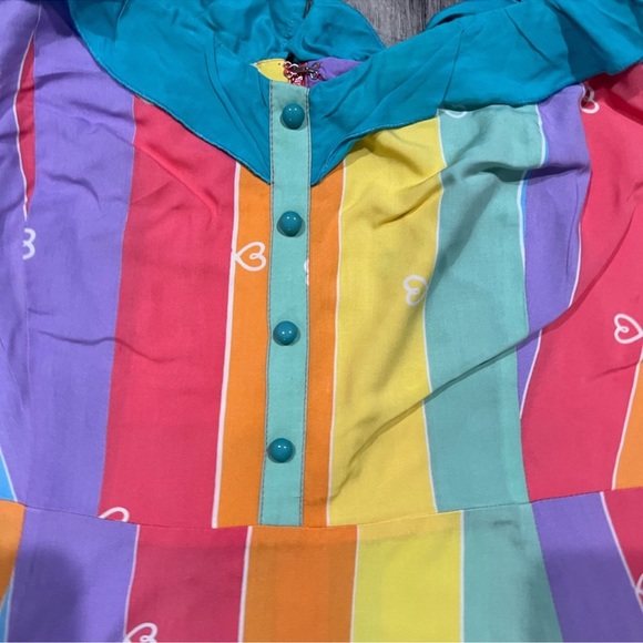 Modcloth x Collectif rainbow swing dress - Picture 4 of 4